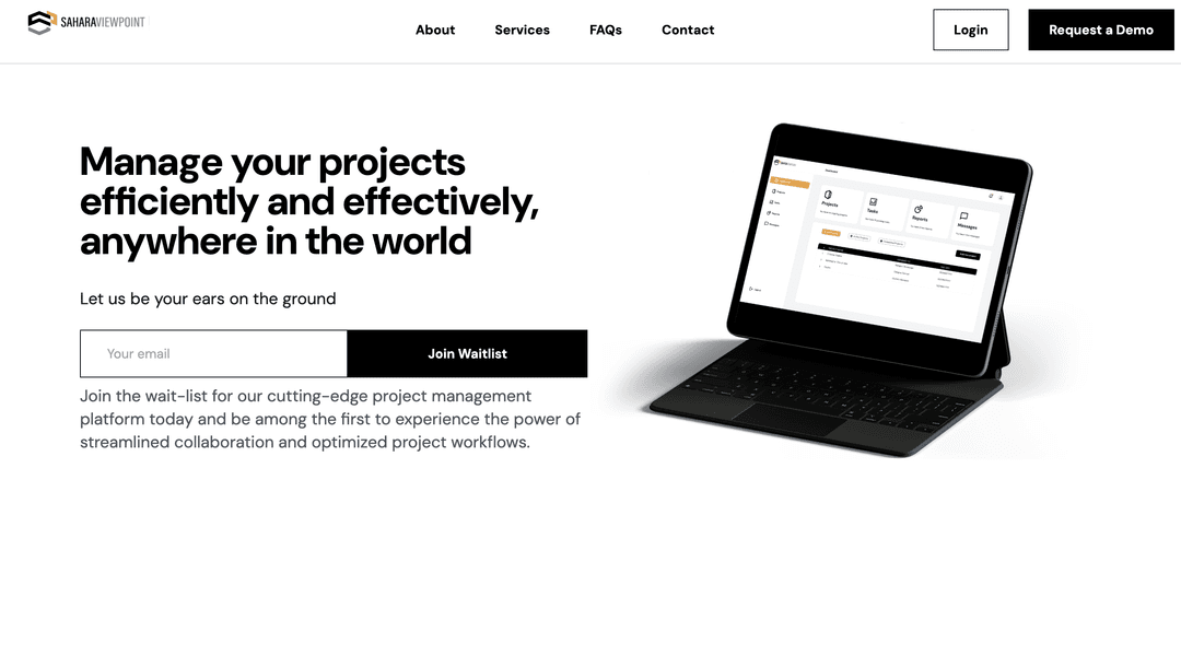 SAHARA VIEWPOINT WEBSITE